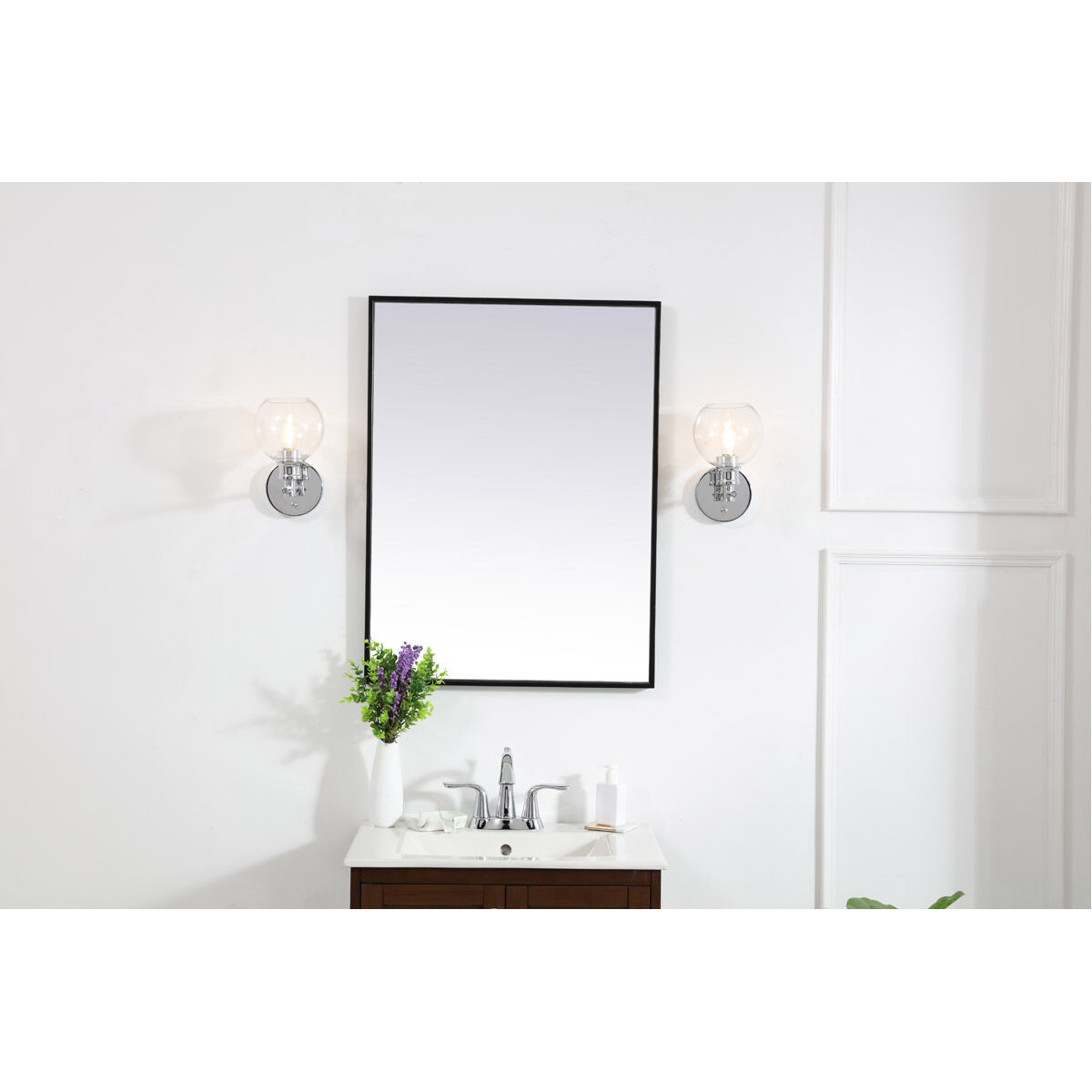 Collier 1 Light 6 inch Chrome Wall sconce Wall Light