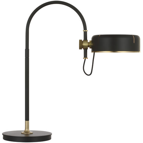 Thomas O'Brien Oso 25.25 inch 6 watt Modern Iron and Hand-Rubbed Antique Brass Arc Table Lamp Portable Light