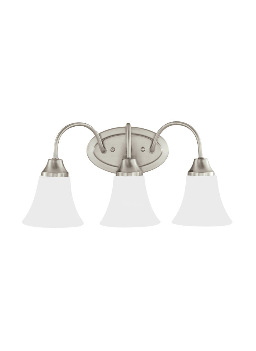 Holman 3 Light 18 inch Brushed Nickel Wall Bath Fixture Wall Light
