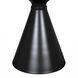 Marley 21.5 X 20 inch Matte Black Side Table