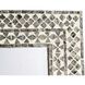 Anita 35.8 X 24 inch Black and White Wall Mirror, Rectangular