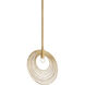 Doral 1 Light 10 inch Renaissance Gold Mini Pendant Ceiling Light