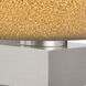 Keno 1 Light 5.5 inch Satin Nickel Vanity Light Wall Light in LED, Gold Sand Glass