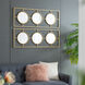 Anita 43.3 X 15.7 inch Gold Wall Mirror
