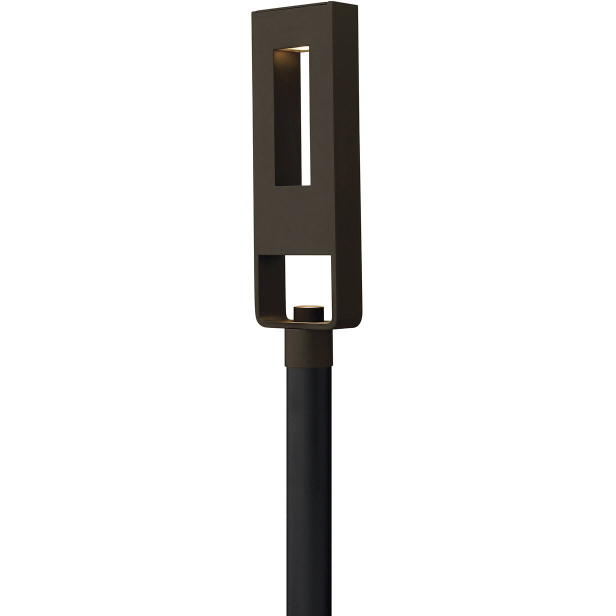 Atlantis LED 25 inch Bronze Outdoor Post Mount Lantern, Large