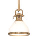 Randolph 1 Light 13 inch Aged Brass Pendant Ceiling Light
