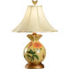 Wildwood 24 inch 100 watt Hand Painted Table Lamp Portable Light