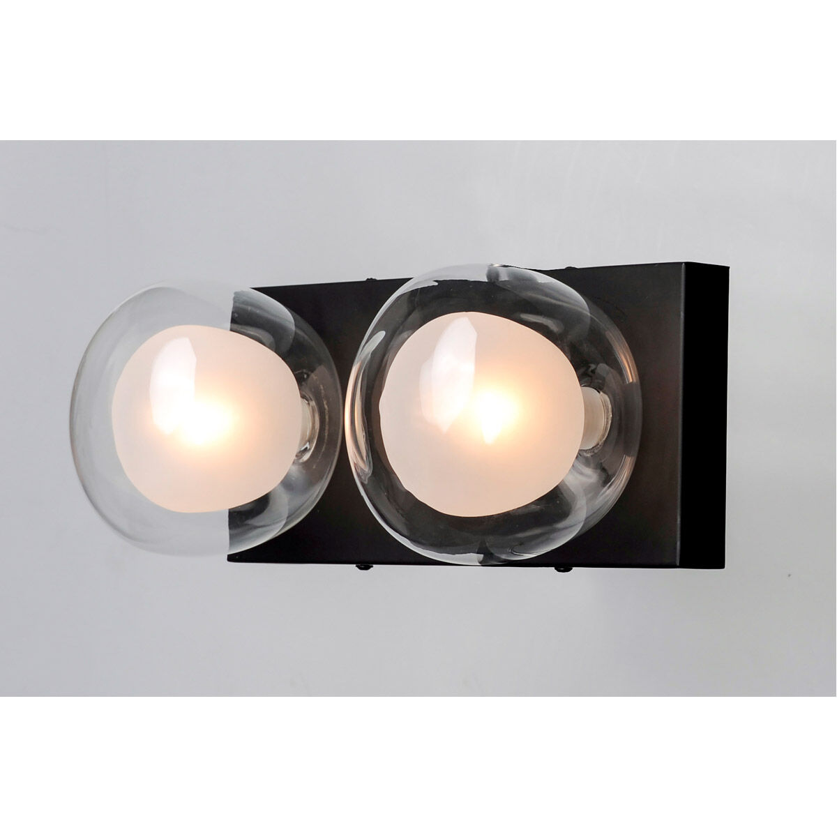 Pod LED 13.5 inch Black Bath Vanity Light Wall Light