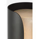 Anne-Marie Barton Armise Sconce Wall Light in Matte Carbon