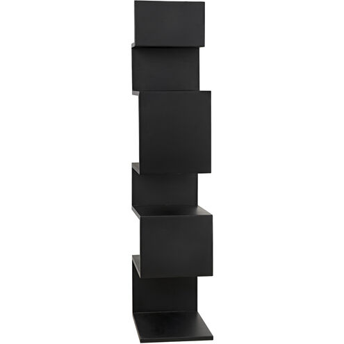 Laszlo Matte Black Bookcase