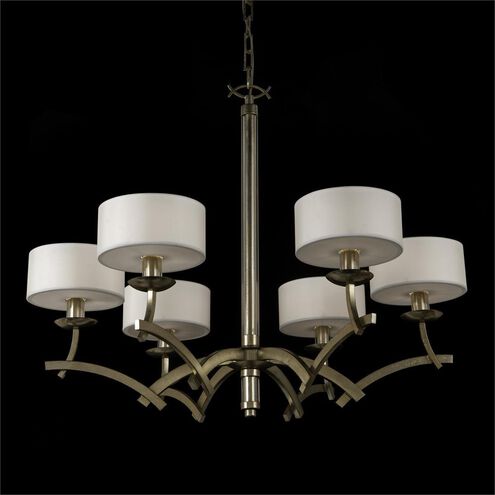 Loggia 34 inch Antiqued Chandelier Ceiling Light
