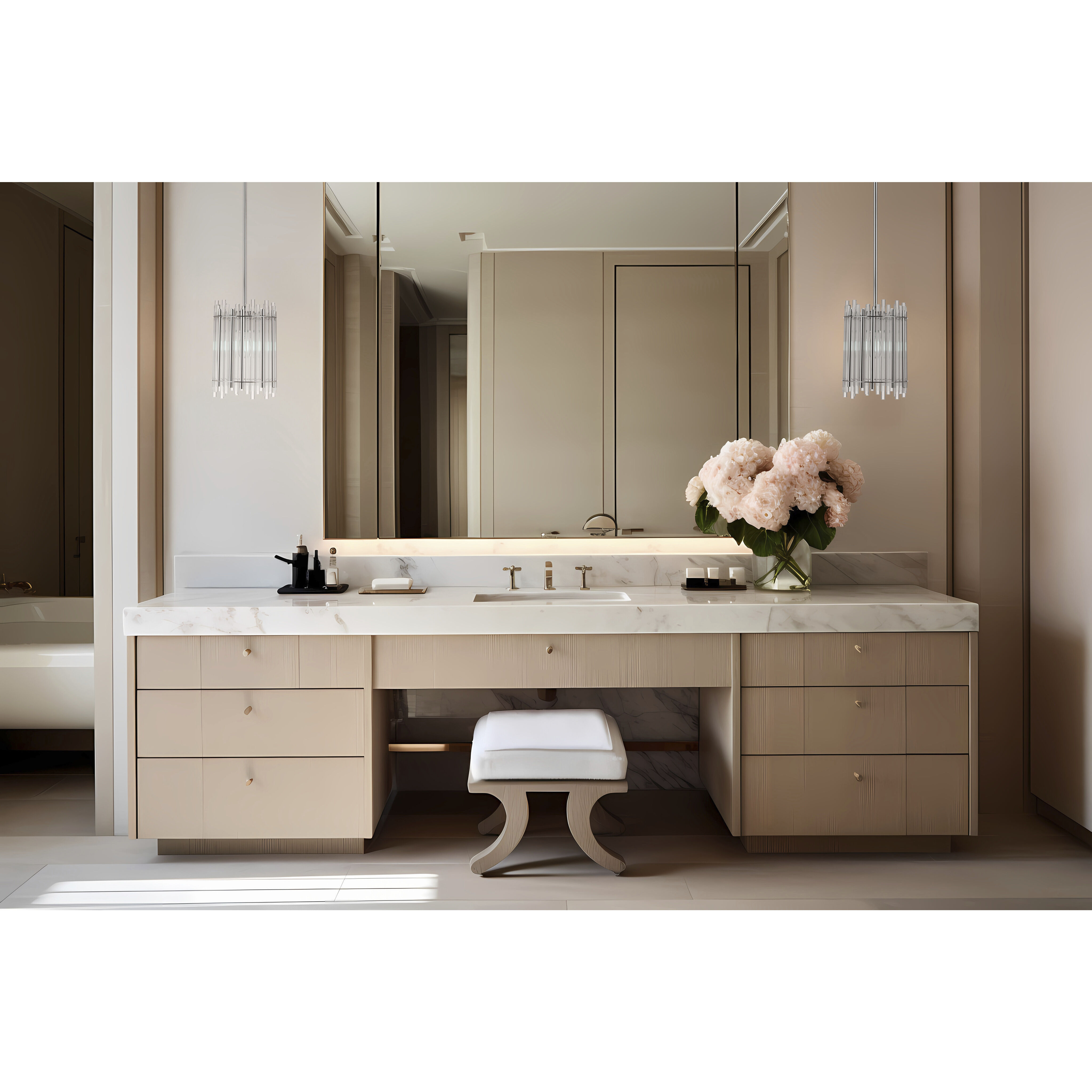 Reveal 1 Light 7.68 inch Chrome Pendant Ceiling Light