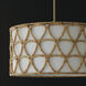 Tulum 4 Light 24.5 inch Matte Brass Pendant Ceiling Light