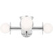 Kelly by Kelly Wearstler Nodes 4 Light 18 inch Polished Nickel Semi-Flush Mount Ceiling Light