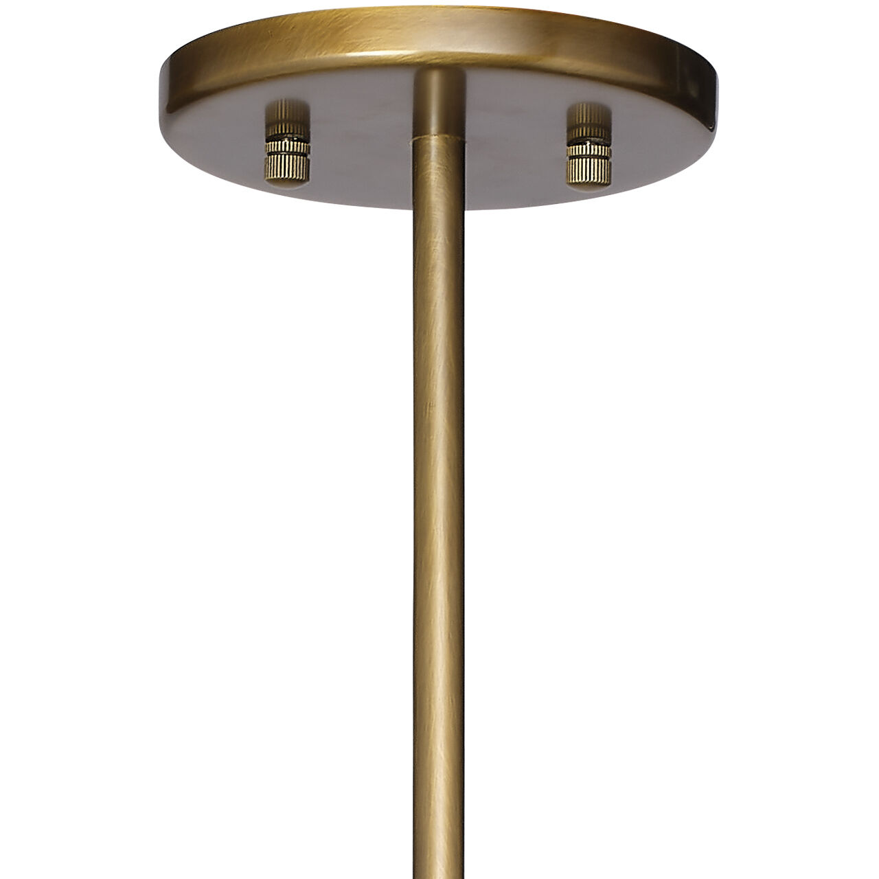 Hex 1 Light 6 inch Antique Brass Pendant Ceiling Light