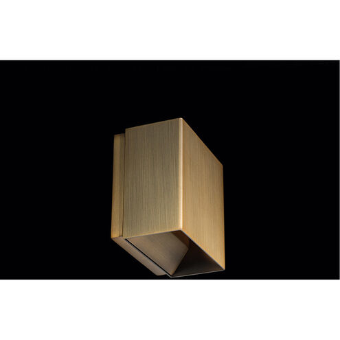 Boxi LED 3 inch Black ADA Wall Sconce Wall Light in 3000K, dweLED