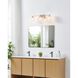 Valentin 3 Light 24 inch Brushed Nickel Vanity Light Wall Light