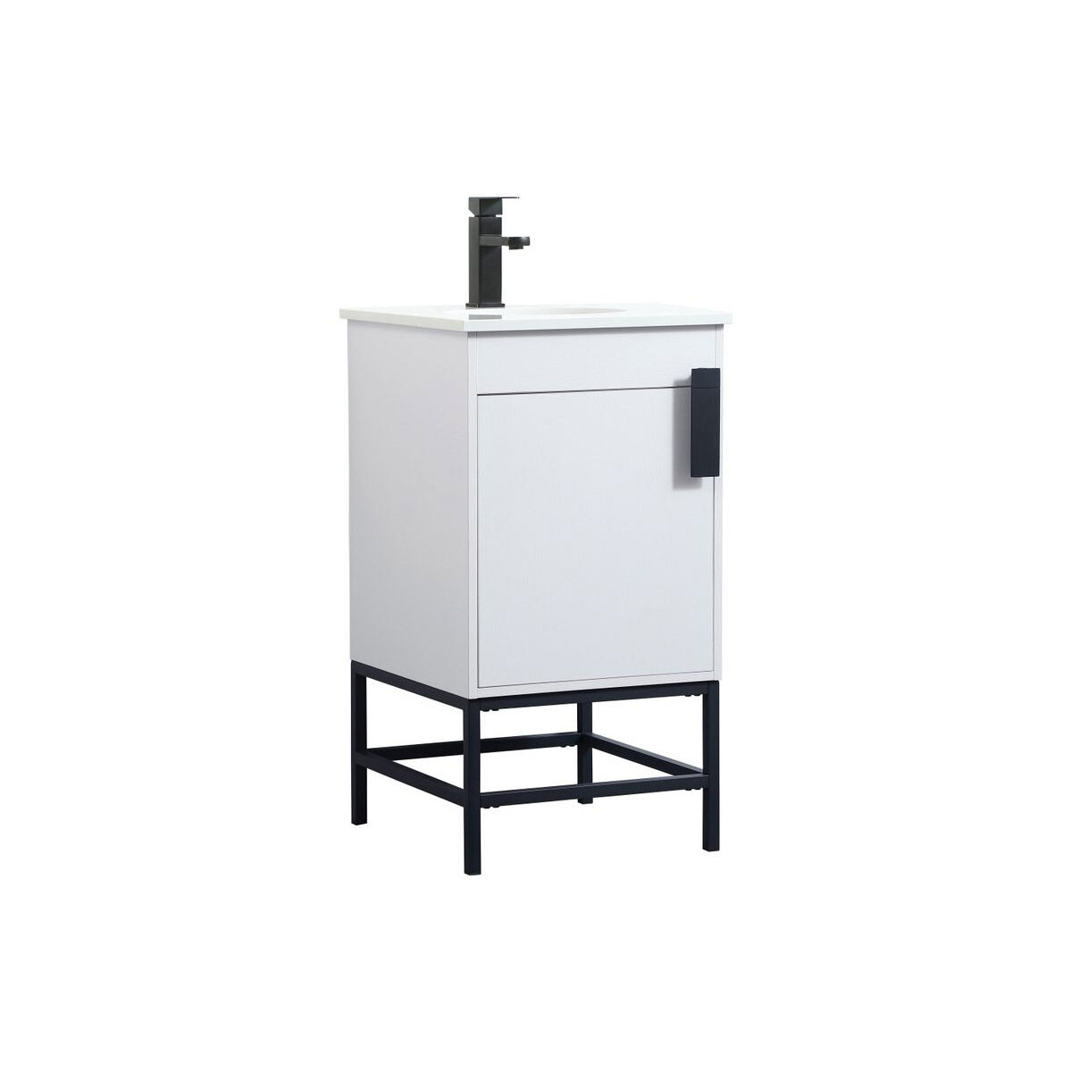 Eugene 19 X 18 X 33.5 inch White Vanity Sink Set