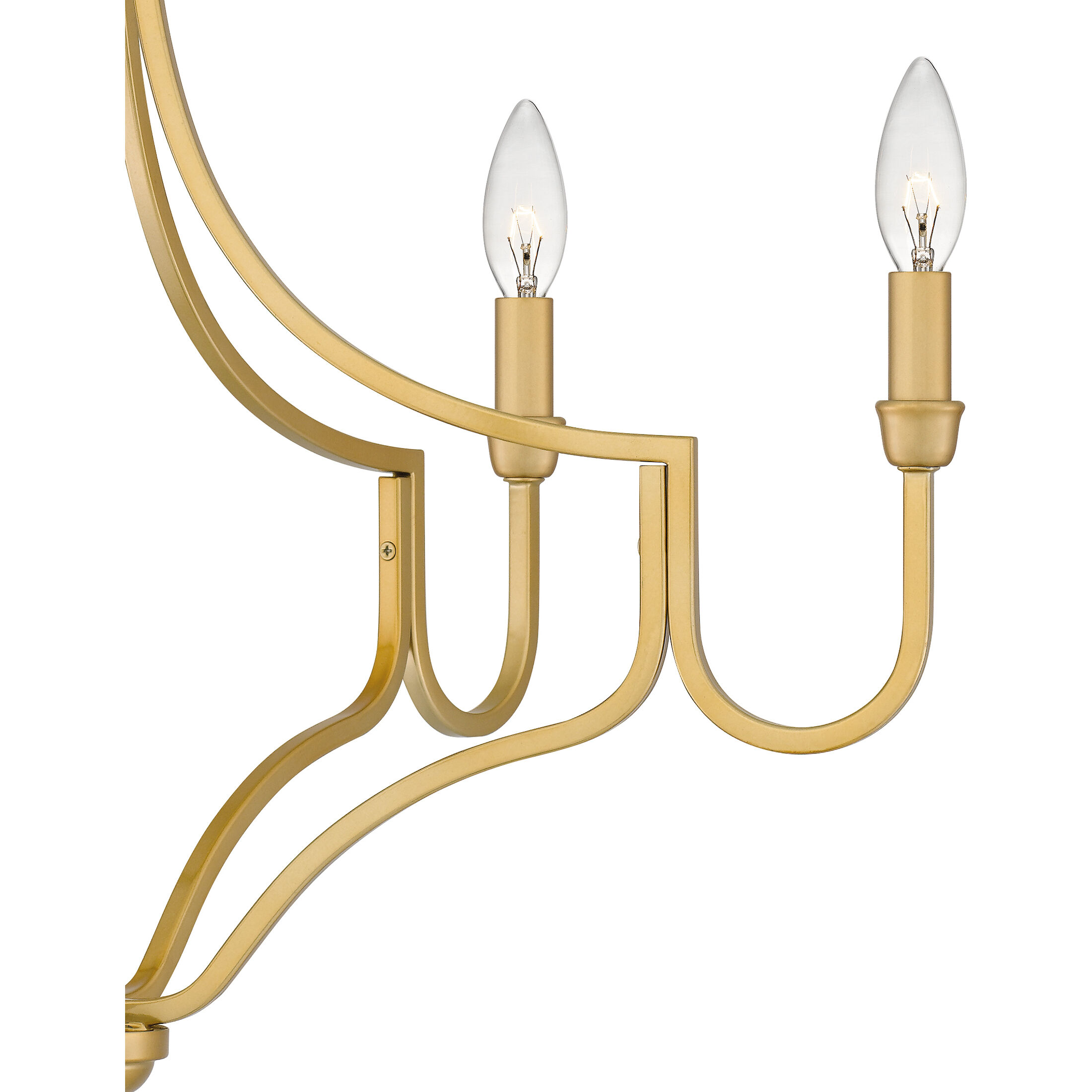 Mabel 5 Light 26 inch Light Gold Chandelier Ceiling Light