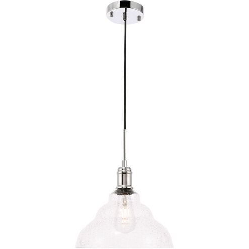 Millersville 1 Light 11 inch Chrome Pendant Ceiling Light