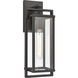 Gladwyn 1 Light 16.5 inch Matte Black Outdoor Sconce