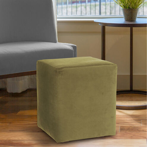 Universal Bella Moss Cube Ottoman Replacement Slipcover, Ottoman Not Included