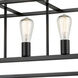 Williamsport 5 Light 37 inch Oil Rubbed Bronze Linear Chandelier Ceiling Light
