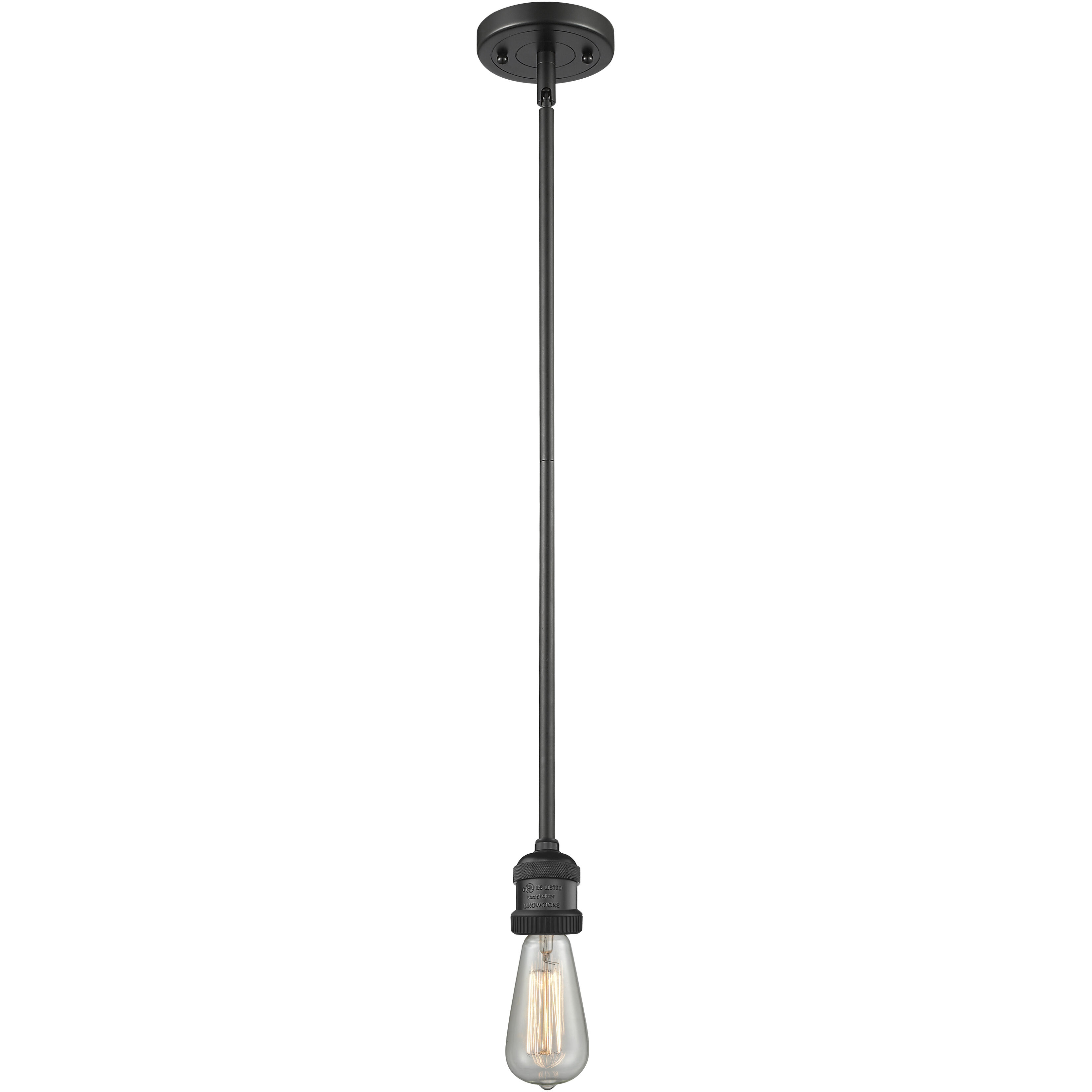 Franklin Restoration Beacon LED 8 inch Matte Black Mini Pendant Ceiling Light in Seedy, Franklin Restoration