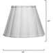 Scalloped Wall Sconce Wall Light in White Linen