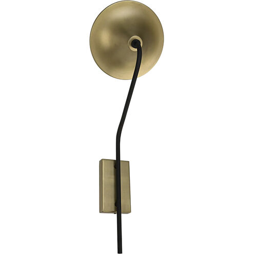 Messala 1 Light 9.5 inch Matte Black Sconce Wall Light
