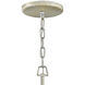 Farrah LED 28 inch Silver Leaf Chandelier Ceiling Light