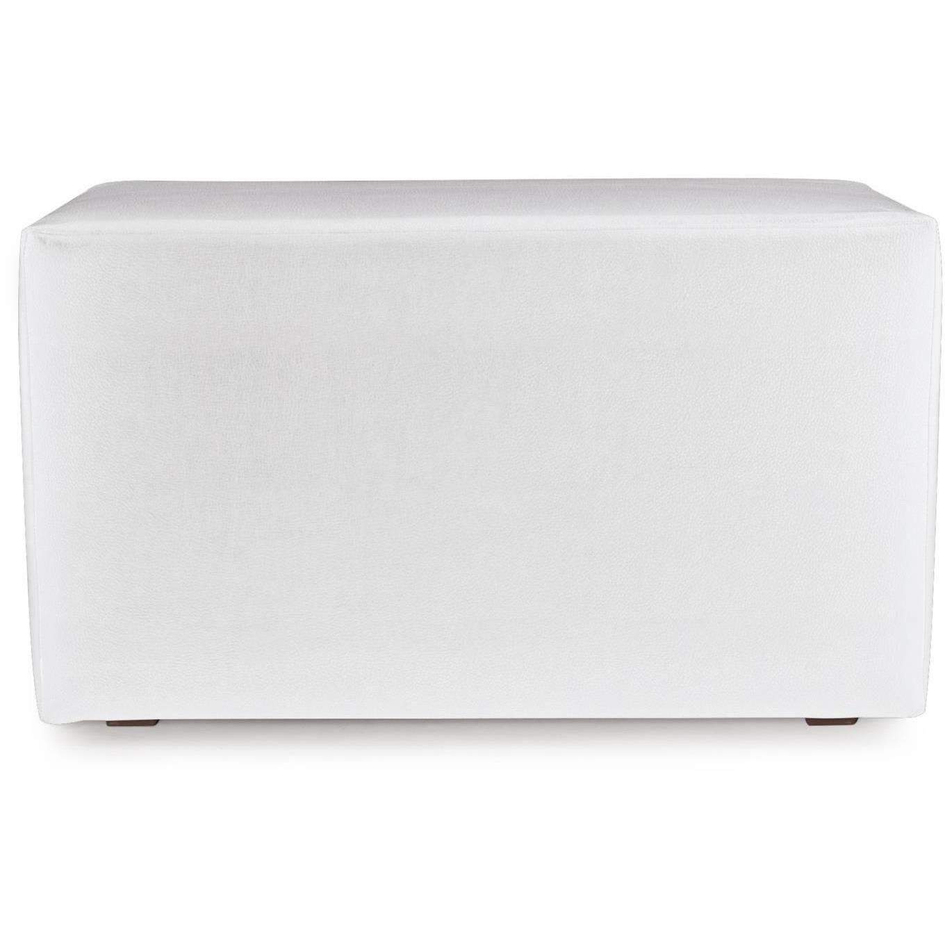 Universal Atlantis White Outdoor Bench with Slipcover