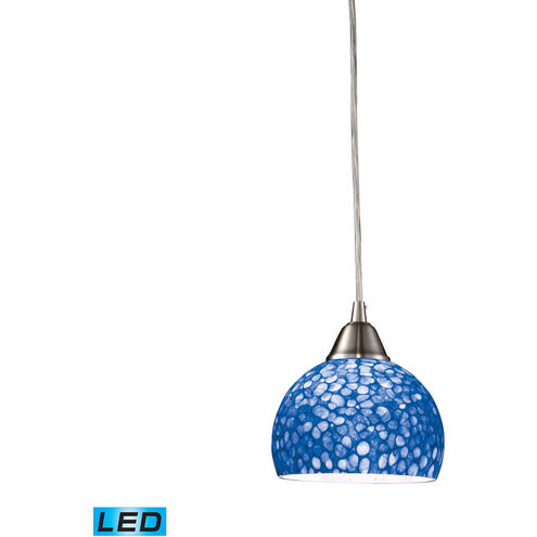 Saint George LED 6 inch Satin Nickel Multi Pendant Ceiling Light, Configurable