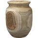 Topanga 22 X 16 inch Wooden Vase