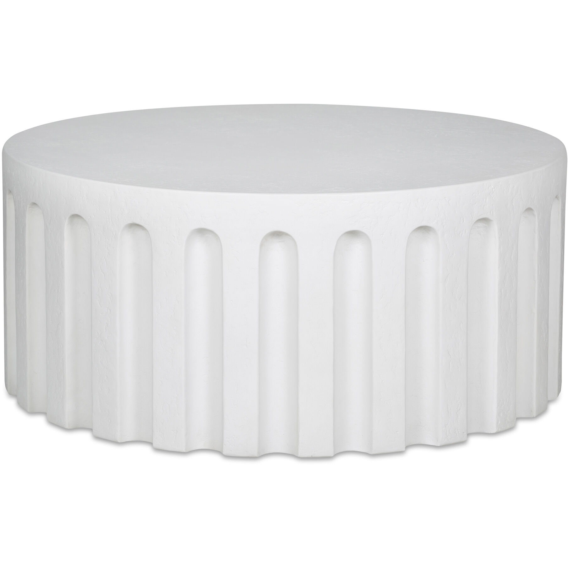 Eris 38 X 38 inch White Outdoor Coffee Table