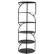 Rain 86 X 31 X 31 inch Matte Black Shelf