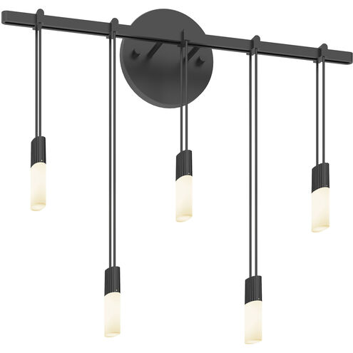 Suspenders LED 19 inch Satin Black ADA Sconce Wall Light