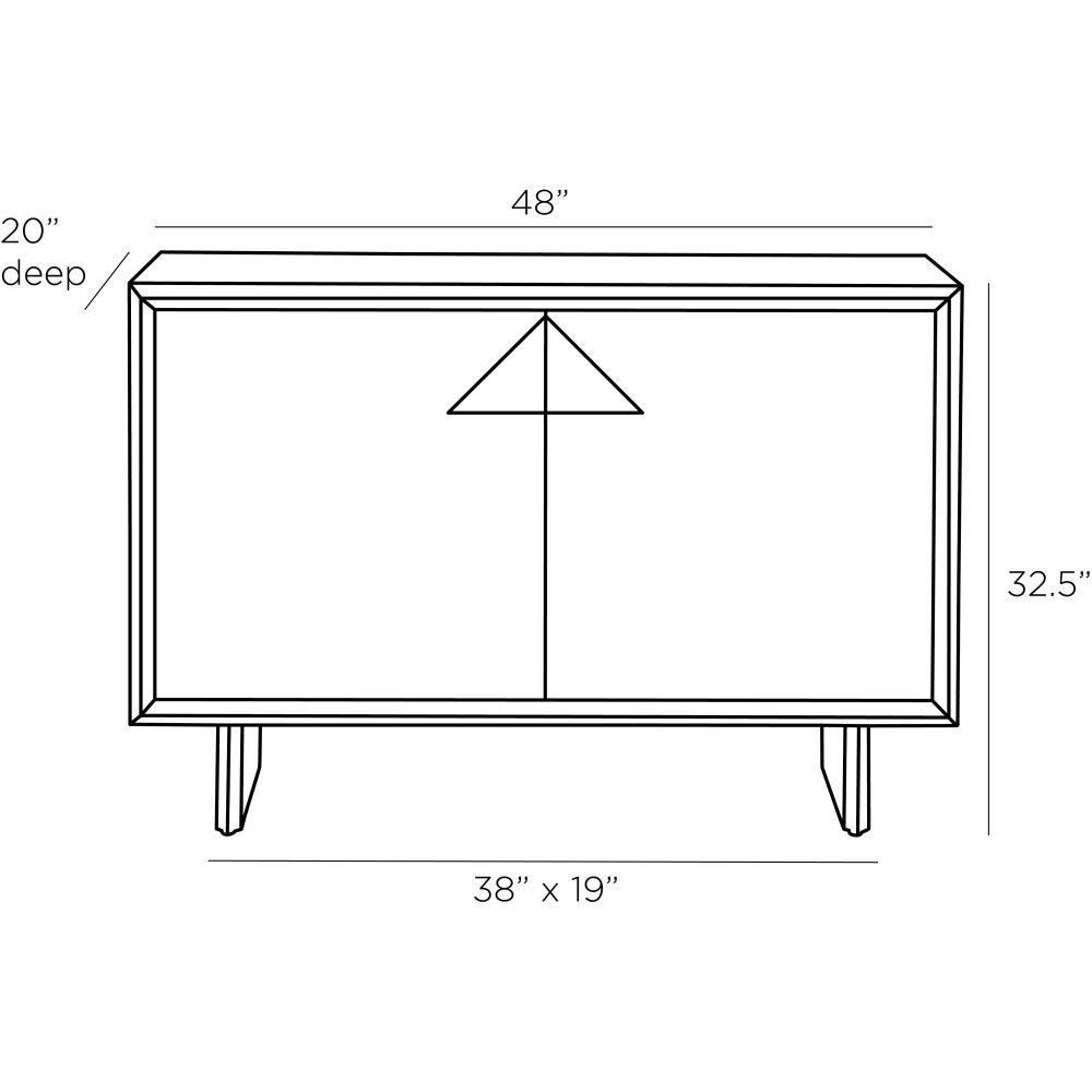 Naomi 48 inch Smoke Cabinet