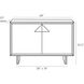 Naomi 48 inch Smoke Cabinet