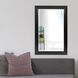 Avery 42 X 28 inch Glossy Black Wall Mirror