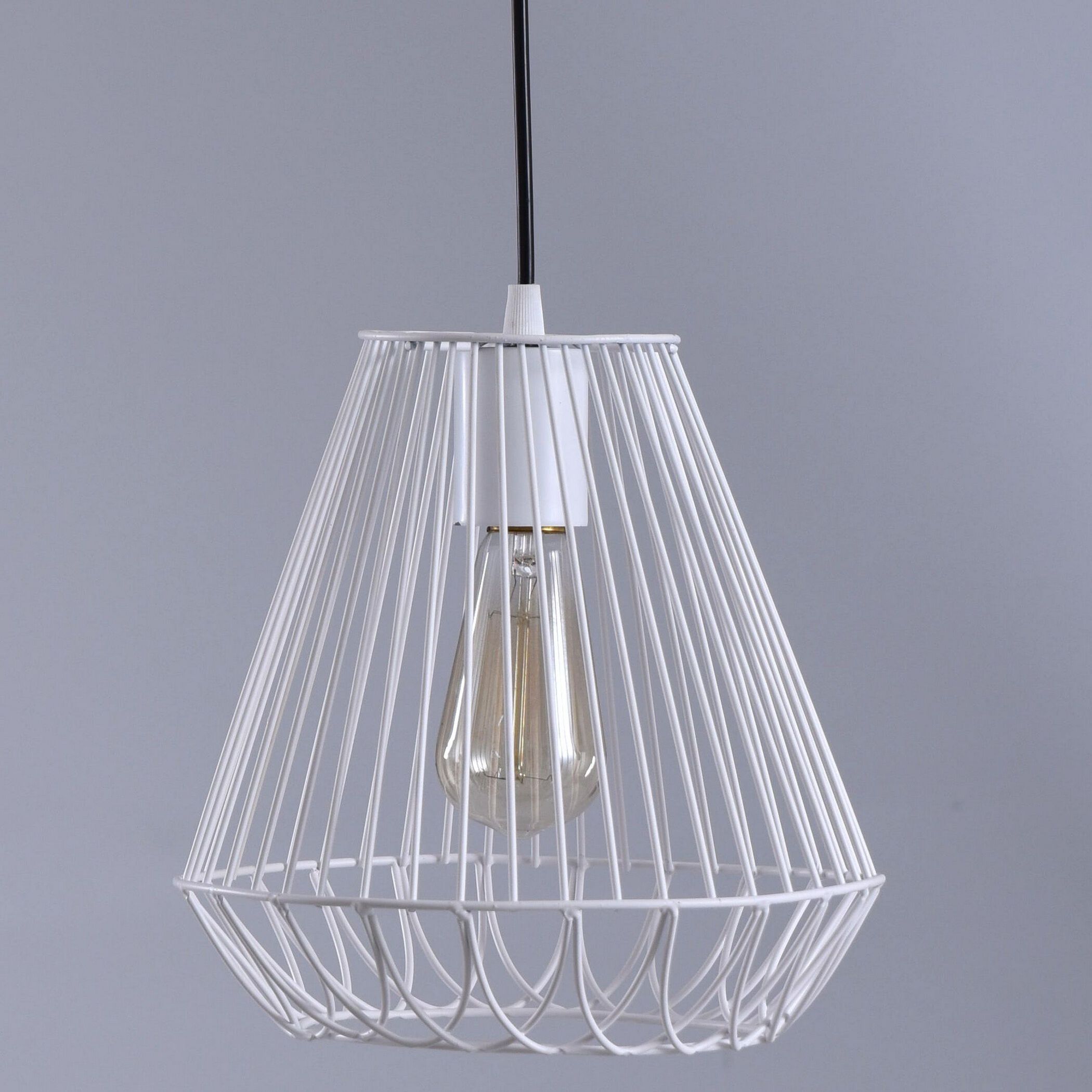 Cameron 10.5 inch 40 watt White Floor Lamp Portable Light