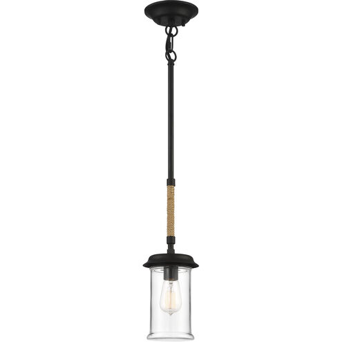 Homestead 1 Light 5.88 inch Espresso Outdoor Pendant