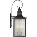 Monte Grande 3 Light 23.75 inch Slate Outdoor Post Lantern