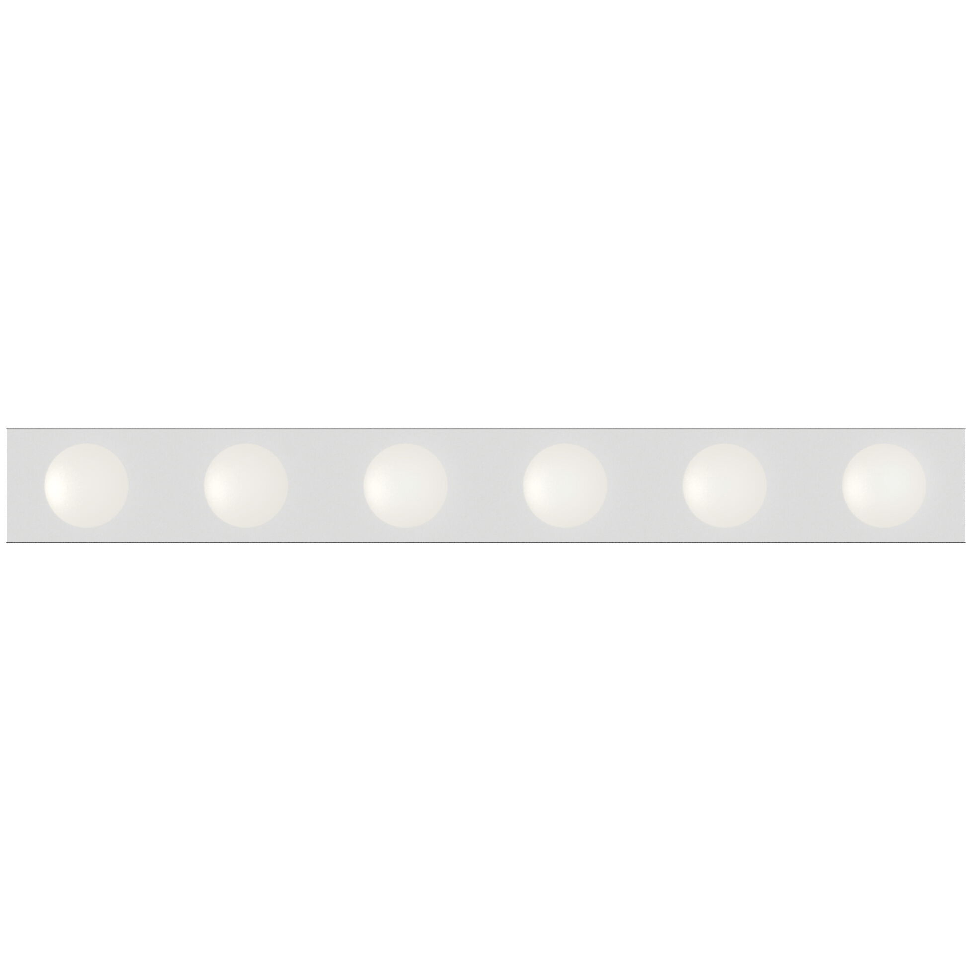 Essentials - 445x 6 Light 36 inch Polished Chrome Bath Light Wall Light