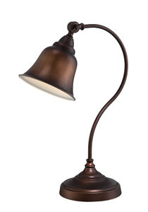 Gianna 21 inch 60.00 watt Antique Copper Desk Lamp Portable Light