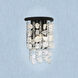 Shimmering Elegance 1 Light 4 inch Sand Coal Wall Sconce Wall Light