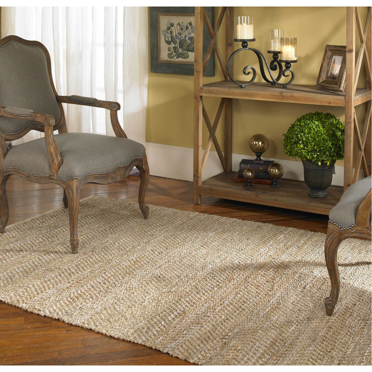 Tobais 120 X 96 inch Beige Rug, 8ft x 10ft