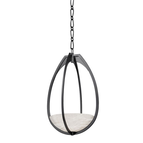 Lloyd LED 13.75 inch Black Nickel Pendant Ceiling Light, Small