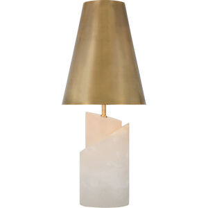Kelly Wearstler Topanga 25 inch 15 watt Alabaster Table Lamp Portable Light, Medium
