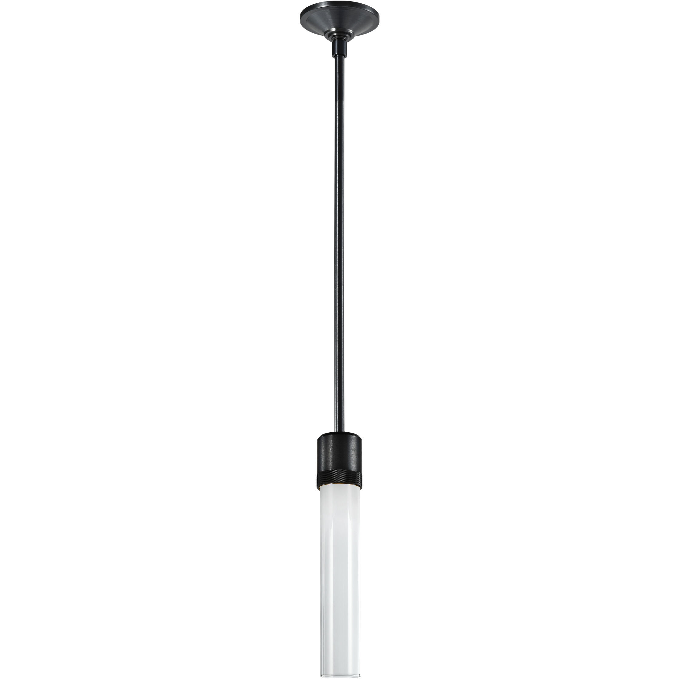 Zigrina 1 Light 5.13 inch Satin Brushed Black Pendant Ceiling Light